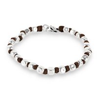 Bracciale Spadarella Spadini in Argento SPBR003-17 MARRONE